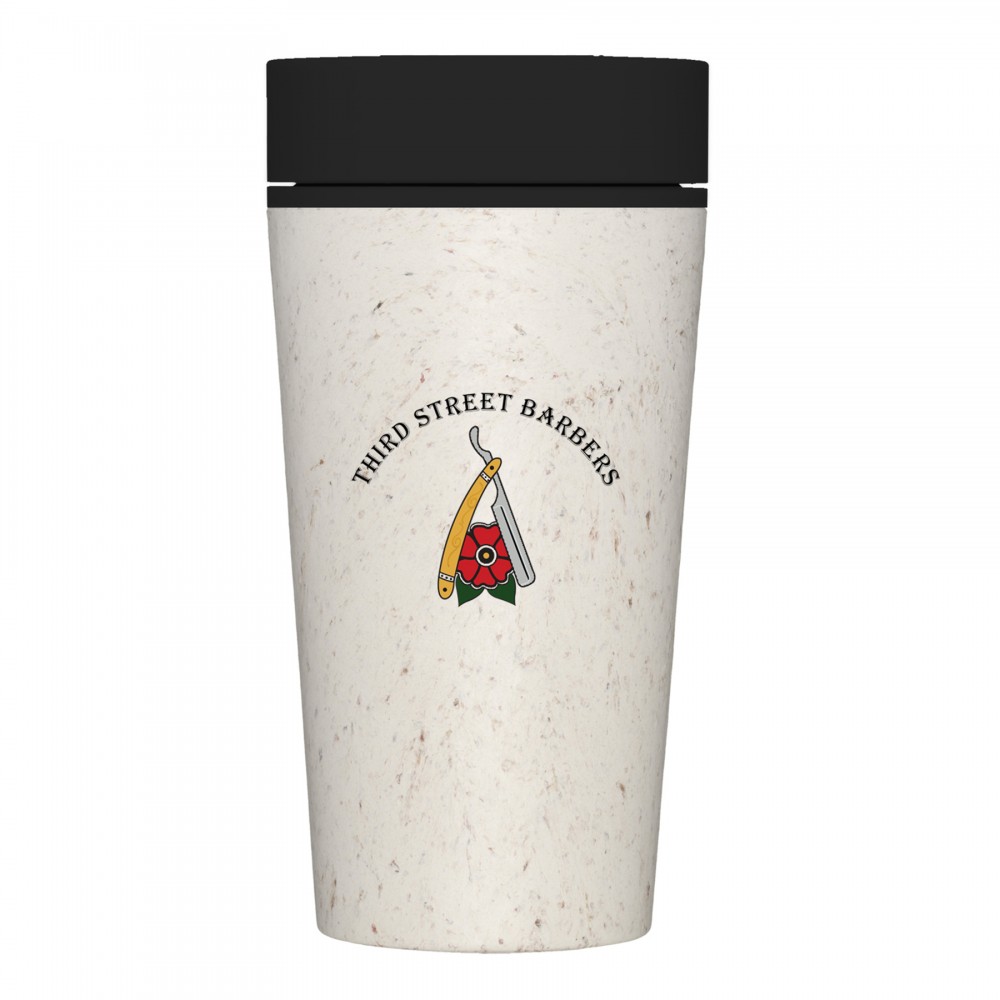 Custom Branded Circular Cup 12 oz Cosmic Black Custom Branded Circular Cup 12 oz Cosmic Black