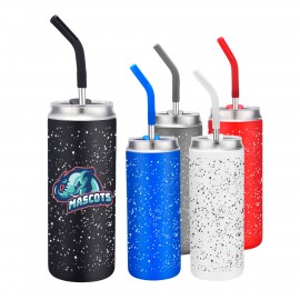 Customized 20 OZ. Campfire Design Vacuum Tumbler With colored Straw  Customized 20 OZ. Campfire Design Vacuum Tumbler With colored Straw