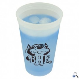 22 Oz. Cool Color Change Cup with Logo