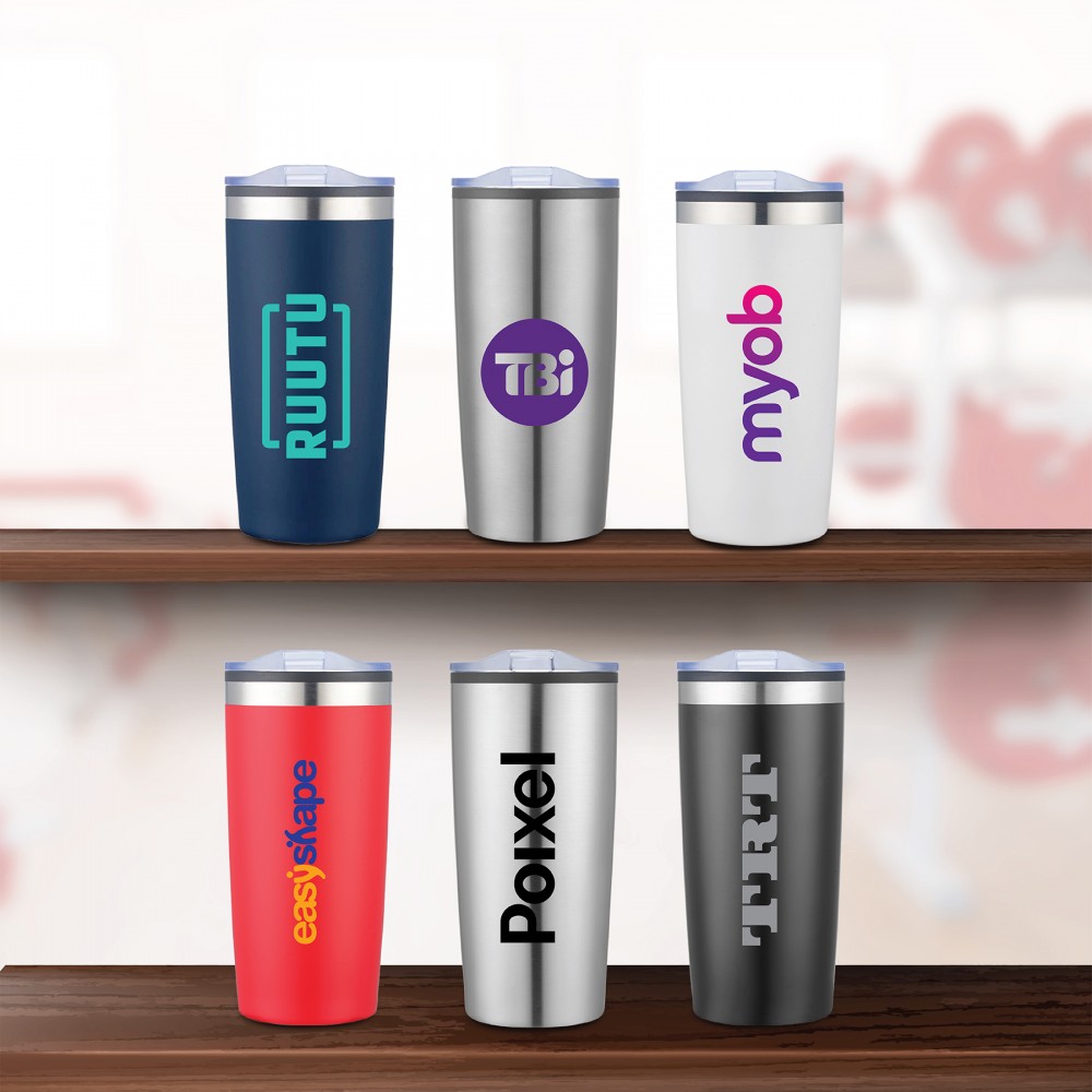 Customized MOSELLE - 20 OZ DOUBLE WALL TUMBLER. Double Wall Tumbler with Stainless Steel Outer