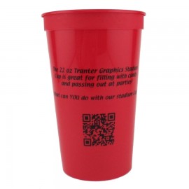 Custom 22 oz. Stadium Cup  Custom 22 oz. Stadium Cup