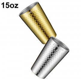 Custom 15oz Stainless Steel Double Wall Coffee Cup Drinking Cup