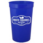 Custom Branded 17 oz. Tall Smooth Plastic Stadium Cup - Closeout Special Pricing