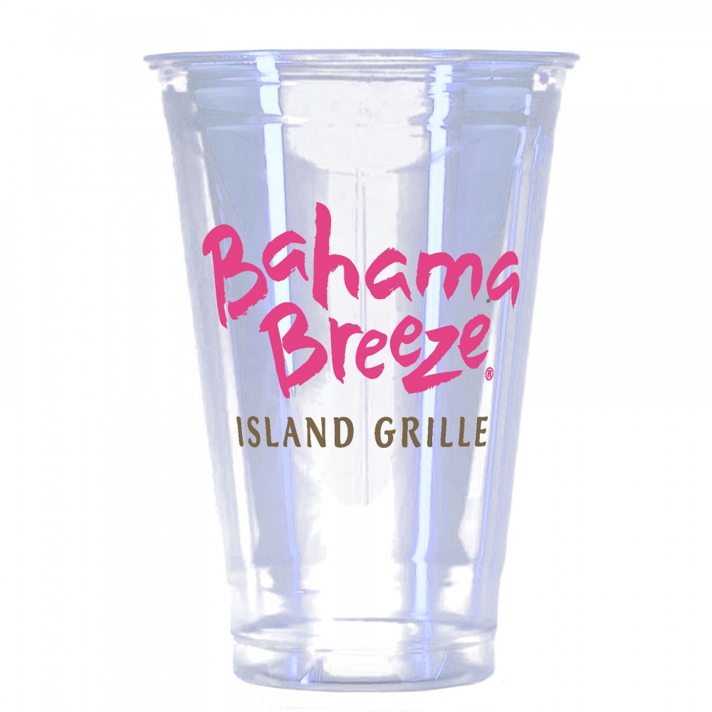 Promotional 20 oz Clear Soft Sided Cup