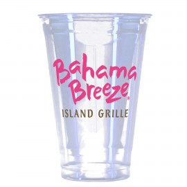 Promotional 20 oz Clear Soft Sided Cup