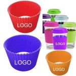 Logo Printed Silicone Coffee Cup Sleeve