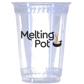 32oz Clear Soft Sided Cup with Logo