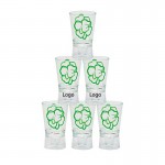 Clear Plastic Shot Glass with Logo