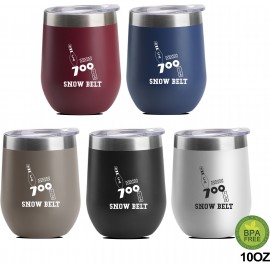 10 Oz. Stainless Steel Tumbler with Logo