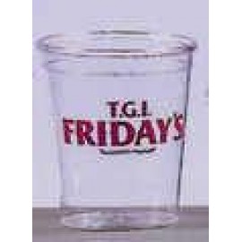 2 Oz. Clear Rigid Plastic Disposable Shot Glass with Logo