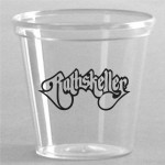 1 Oz. Crystal Clear Plastic Cup with Logo