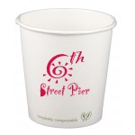 4 Oz. Eco-Friendly Compostable Paper Hot Cup with Logo