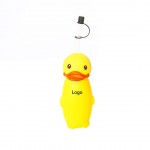 Customized Creative Yellow Duck Plastic Cup with Straw
