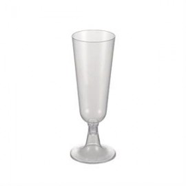 Plastic Champagne Cup. with Logo