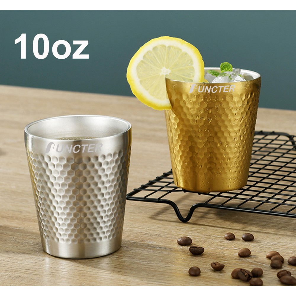 Custom 10oz Stainless Steel Double Wall Coffee Cup Drinking Cup Custom 10oz Stainless Steel Double Wall Coffee Cup Drinking Cup