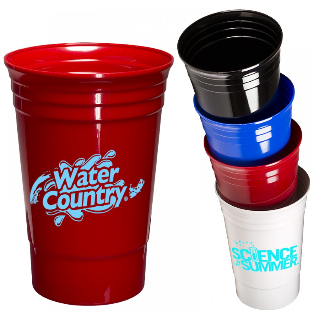 Custom Branded 20 Oz. Single-Wall Everlasting Party Cup Custom Branded 20 Oz. Single-Wall Everlasting Party Cup
