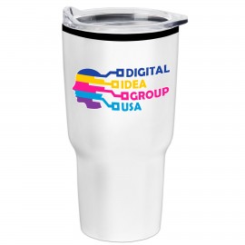 Digital Aurora - 28 Oz. Stainless Steel Tumbler with Logo