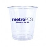 8 Oz. Clear PET Plastic Cold Cup Custom Branded