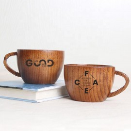 Wooden Cup 100% Biodegradable 7oz with Logo  Wooden Cup 100% Biodegradable 7oz with Logo
