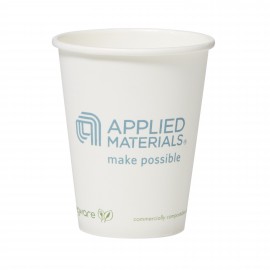 Personalized 8 Oz. Compostable Paper Cup
