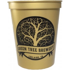 16 Oz. Smooth Stadium Cup with Logo