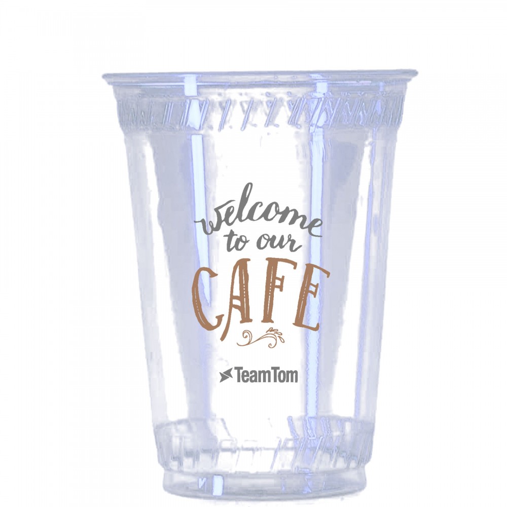 10 oz Clear Eco Friendly Cup with Logo