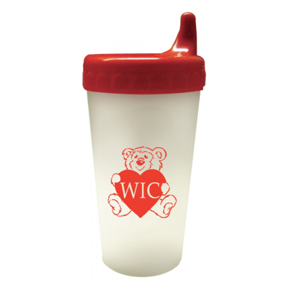 Logo Printed Spill Proof Cup W/Removable Valve Logo Printed Spill Proof Cup W/Removable Valve