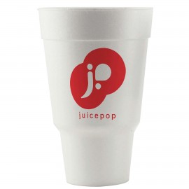 32 oz Foam Traveler Cup with Logo