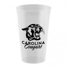 22 Oz. Stadium Cup - Translucent Colors with Logo