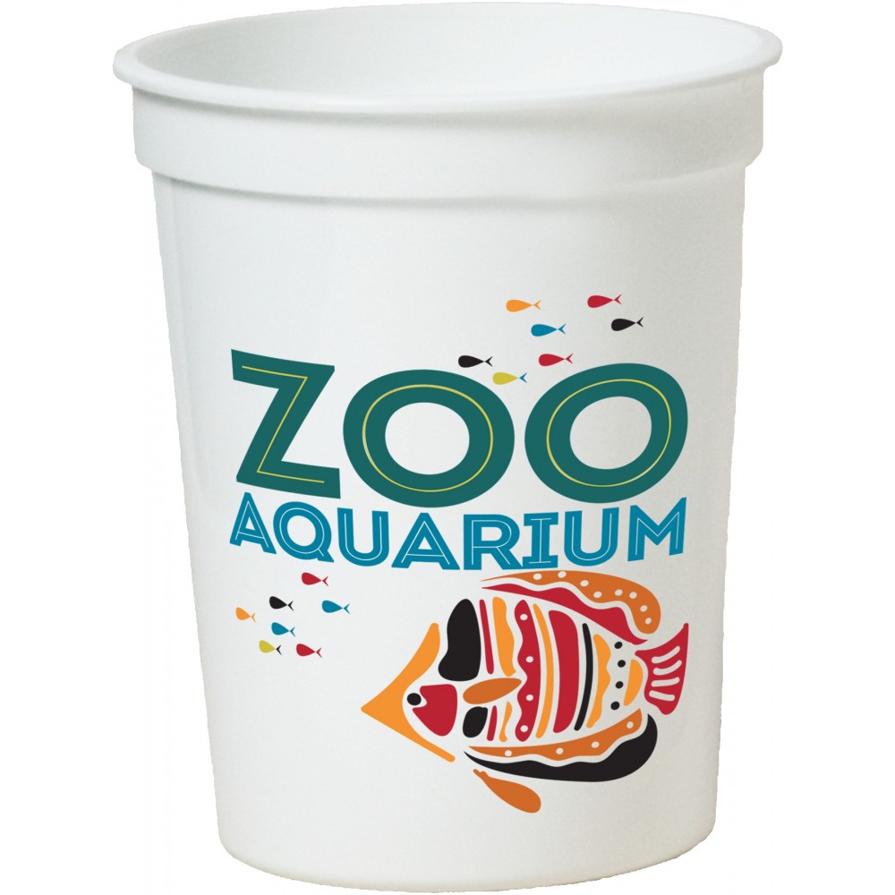 Custom Branded 16 Oz. Smooth White Stadium Cup (7 Color Offset Printed) Custom Branded 16 Oz. Smooth White Stadium Cup (7 Color Offset Printed)