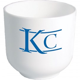 Customized 5 Oz. White Styrene Tea Cup