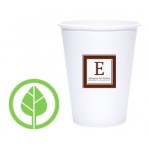 Logo Printed 12 Oz. Eco-Friendly PLA Paper Hot Cup