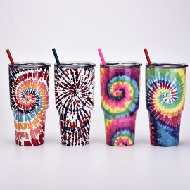 Personalized 30 Oz Tie-Dye Cup