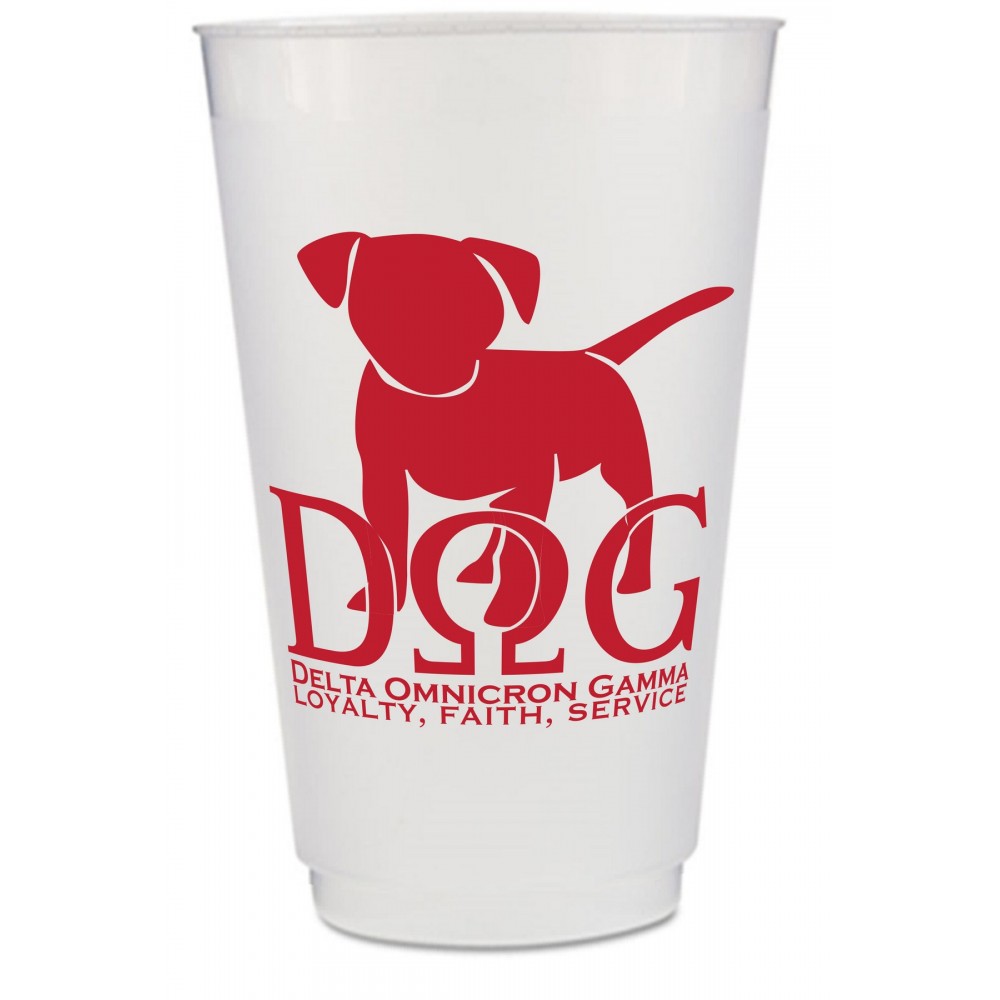 Personalized 20 Oz. Tall Unbreakable Translucent Frosted Cup