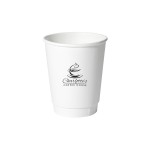 Logo Printed 8 Oz. Double Wall Insulated Paper Cup (Petite Line)