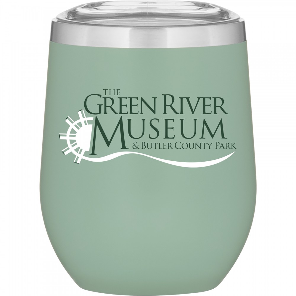 Logo Printed 12oz Cece Tumbler (Matte Green Tea) Logo Printed 12oz Cece Tumbler (Matte Green Tea)