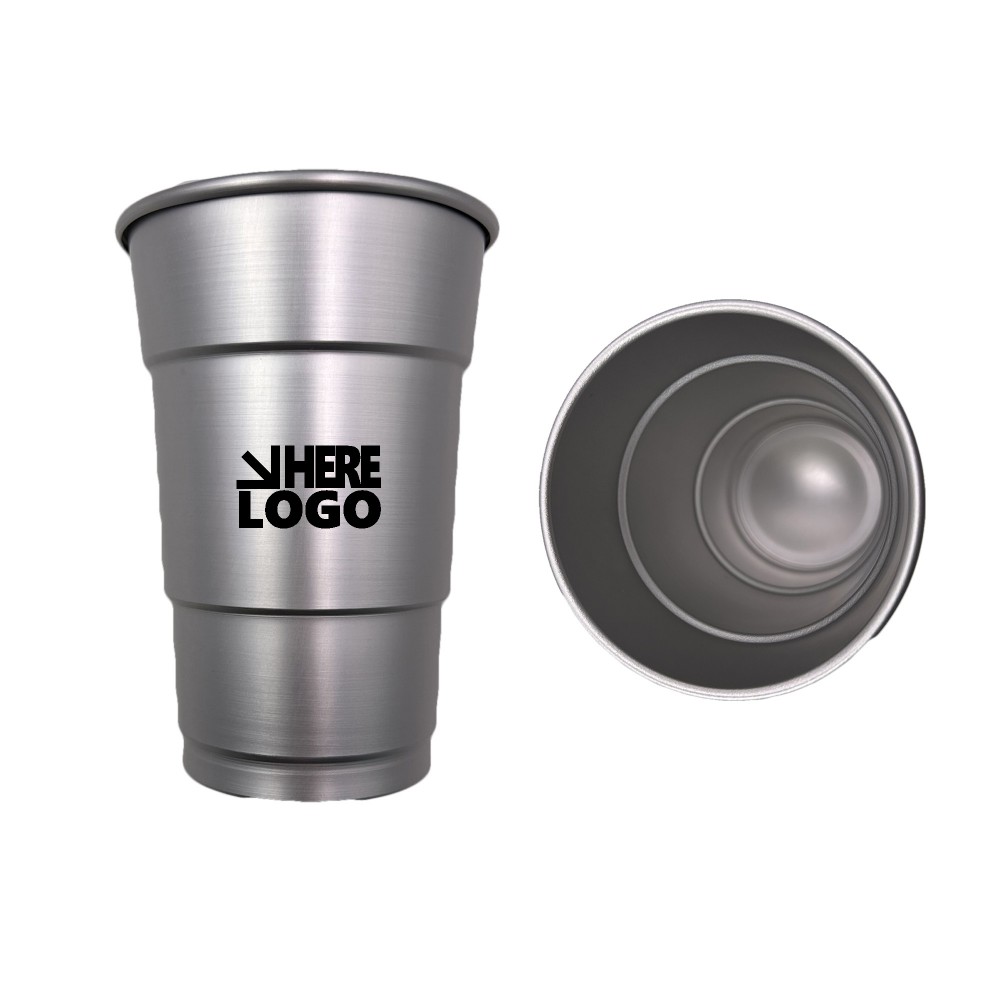 Personalized 16oz Aluminum Drink Cup