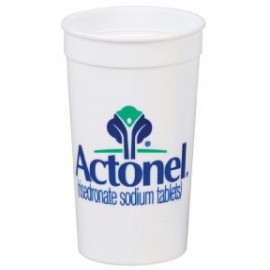 22 Oz. Plastic Stadium Cup with Logo