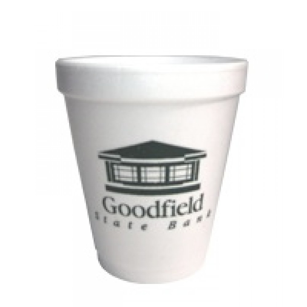 Logo Branded 6 Oz. Styrofoam Hot/Cold Cup