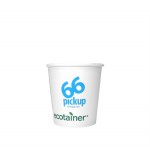 4 Oz. Compostable Paper Cup Custom Imprinted