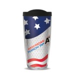 Custom Imprinted 16 Oz. Polycarbonate Double Wall Insulated Tumbler W/Lid