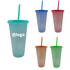 Promotional 24oz Drinking Cups Tumblers with Lid and Straw  Promotional 24oz Drinking Cups Tumblers with Lid and Straw