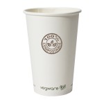 Custom Branded 16 Oz. Compostable Paper Hot Cup (Petite Line)