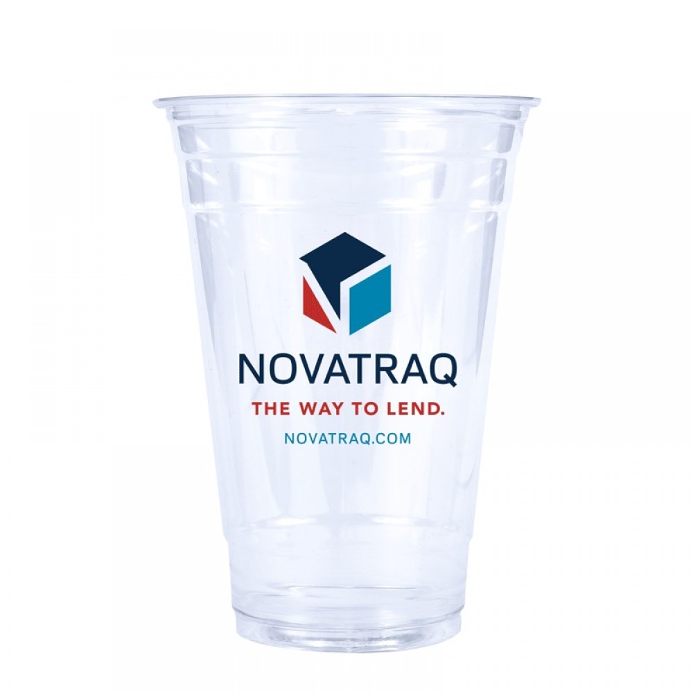 20 Oz. Clear PET Plastic Cold Cup Logo Printed 20 Oz. Clear PET Plastic Cold Cup Logo Printed