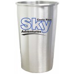 Logo Branded Single Wall Stainless Steel Pint Cup
