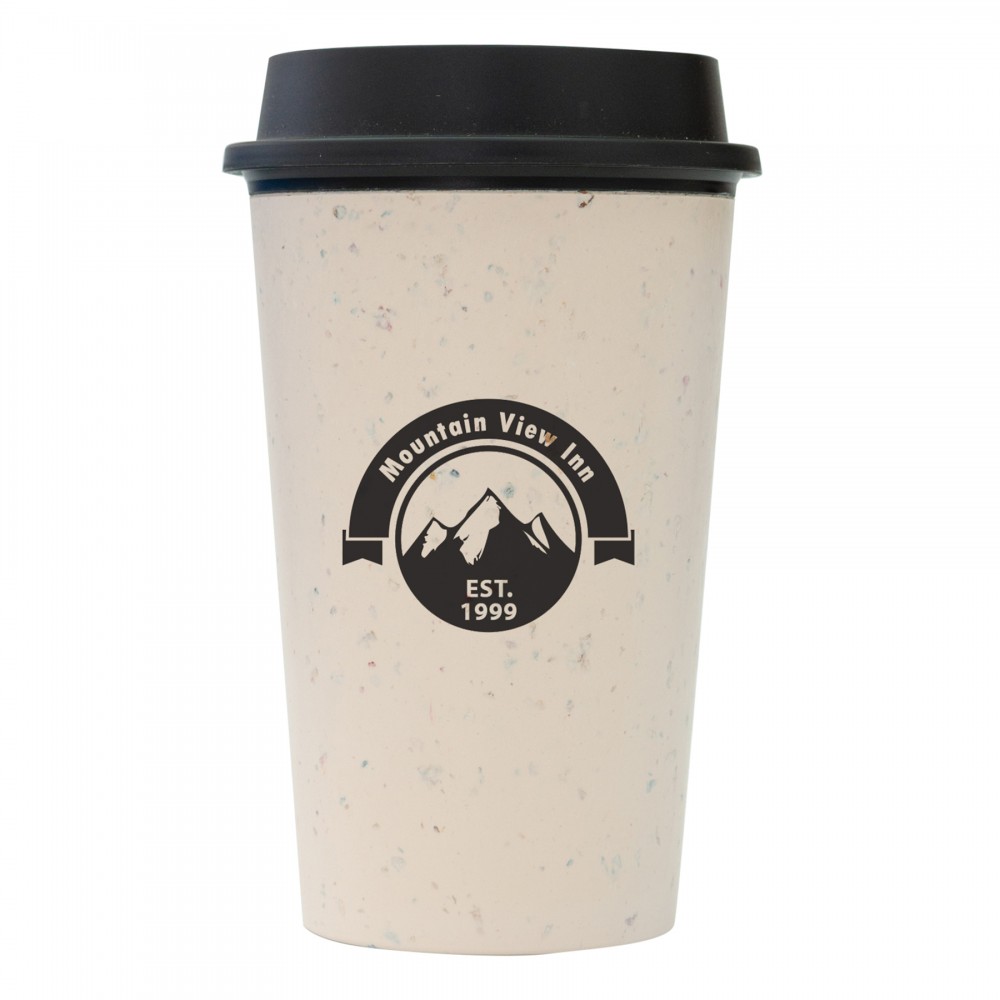 Circular NOW Cup 12 oz Cosmic Black Logo Printed Circular NOW Cup 12 oz Cosmic Black Logo Printed