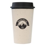 Circular NOW Cup 12 oz Cosmic Black Logo Printed