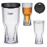 Customized Double Wall Beer Cups with Lid