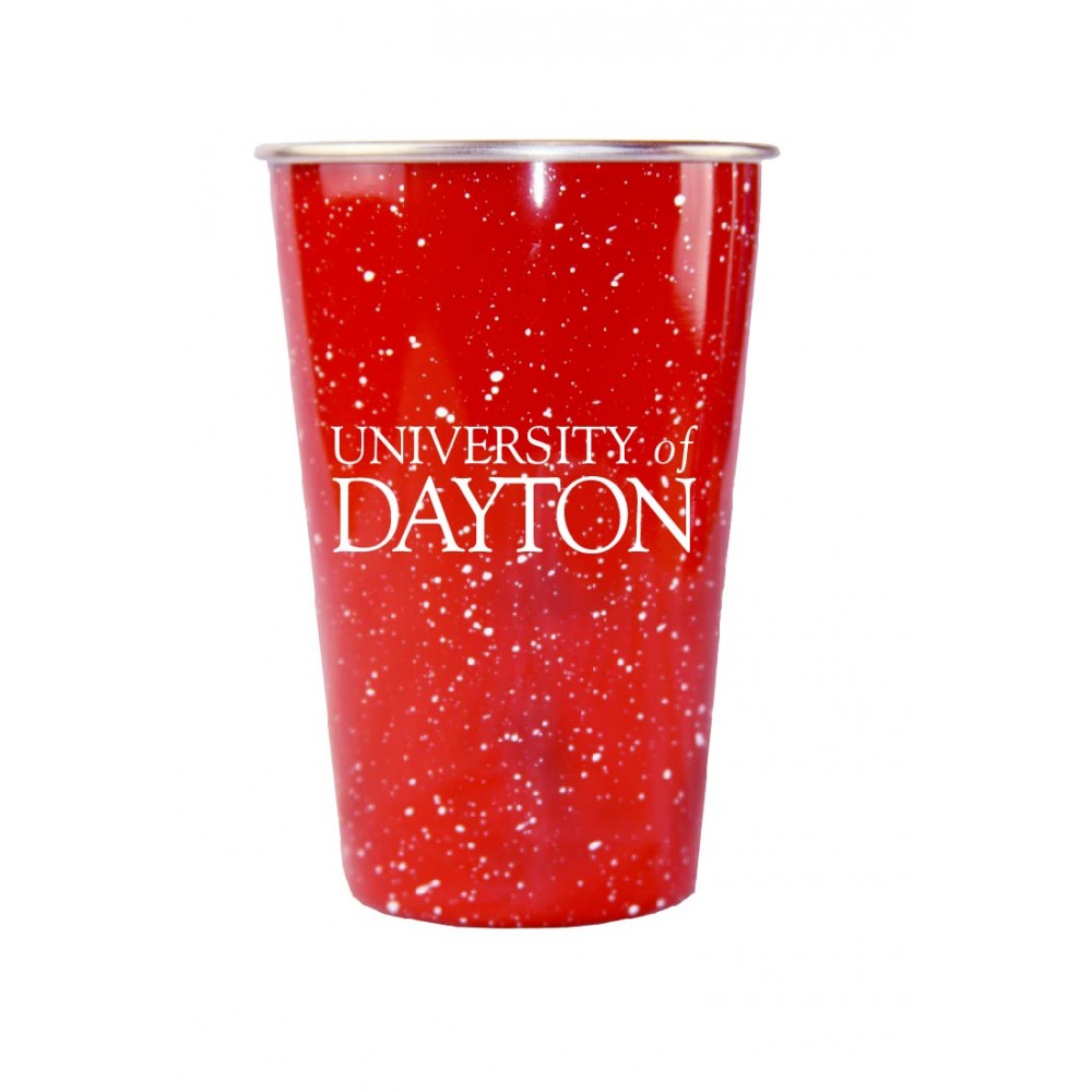 Custom Branded 16 Oz. Stainless Steel Speckled Pint Glass Custom Branded 16 Oz. Stainless Steel Speckled Pint Glass
