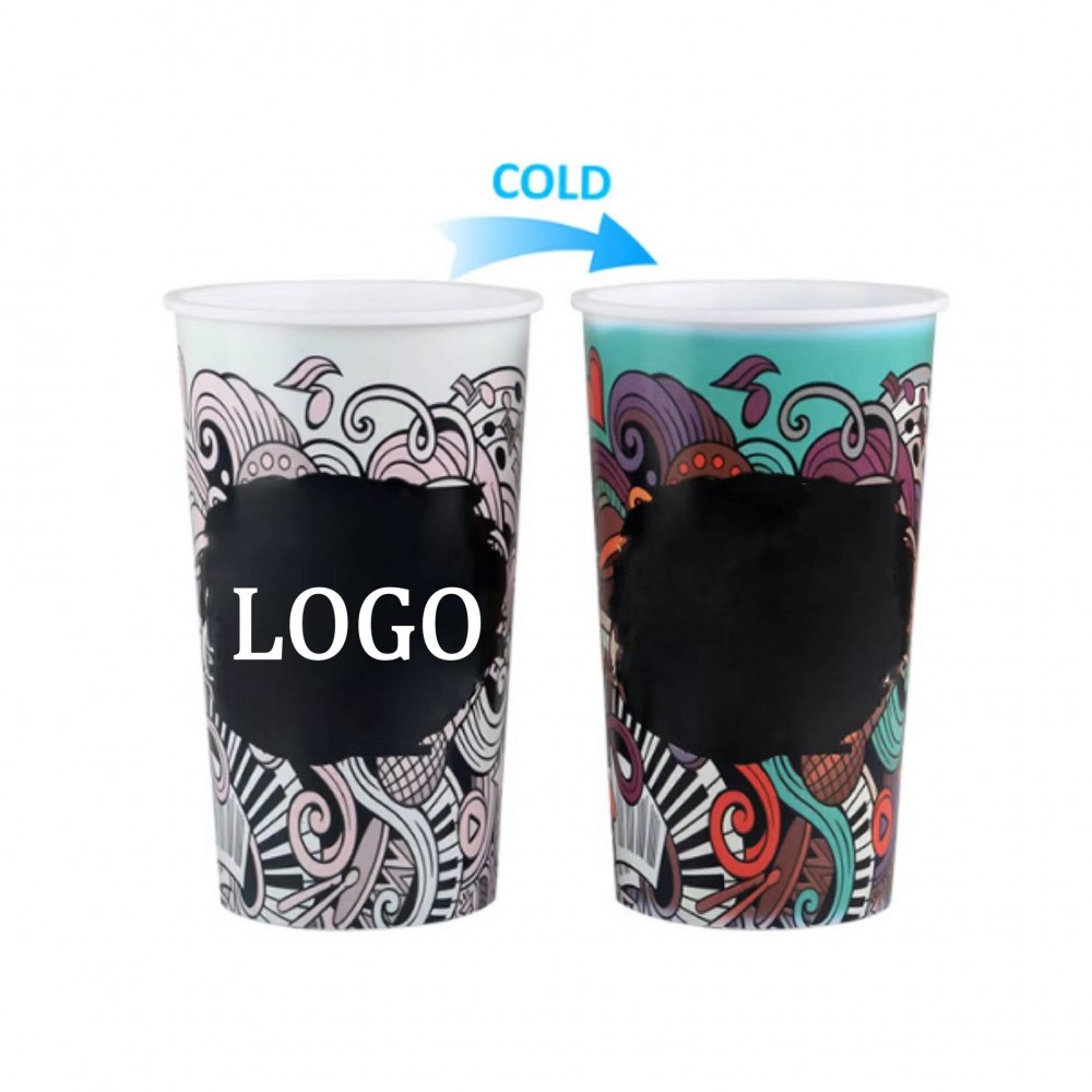 20oz Cold Color Change Stadium Cup with Logo